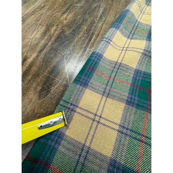 80's Wool Plaid Skirt, J.G. Hook , Vintage, Prairie,Western,Cowgirl,PLZ READ!!!! - Picture 6 of 11